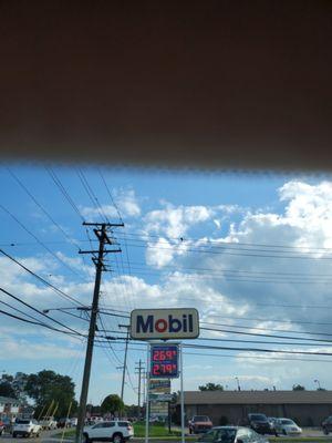 $ 2.69 for Mobil gas NOT Marathon