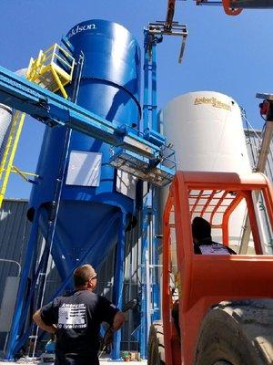 Dust Collection and Farm Bin Installation