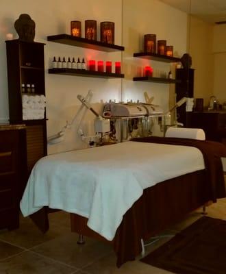 Facial, Microdermabraision, and waxing room!