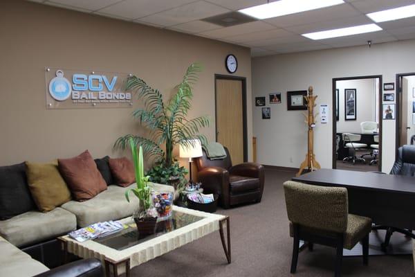 Our comfortable SCV Bail Bonds office is located directly across the street from the Santa Clarita Valley Station Jail!