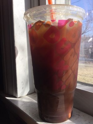 Large Cold Brew from Dunkin in Danielson.