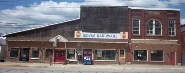 Bova's Hardware in downtown Spartansburg, PA