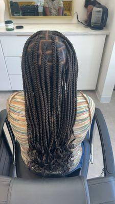 Little girls Box Braids