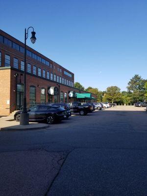 Parking lot near VA medical building