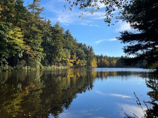 A beautiful lake that allows fishing