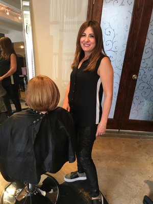 Miryam Bravo Master Hair stylist.