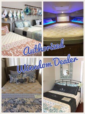 Luxurious Winndom mattresses for home, RV and boat. Customized for a perfect fit!