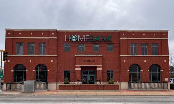 HOMEBANK's branch at 1132 Broadway in Quincy, IL.