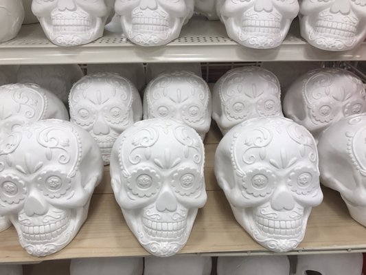 Paintable sugar skulls!