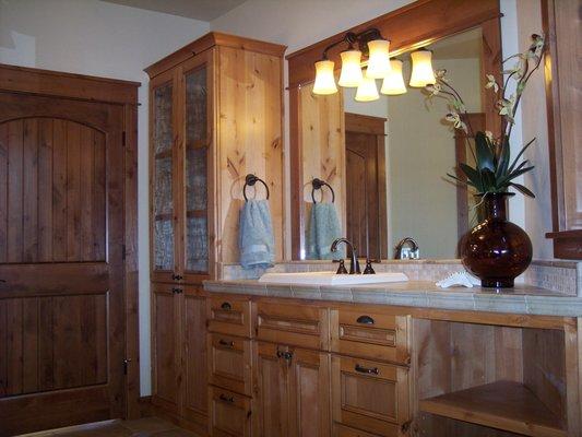 Knotty Alder- doors, cabinets, trims - we do it all.