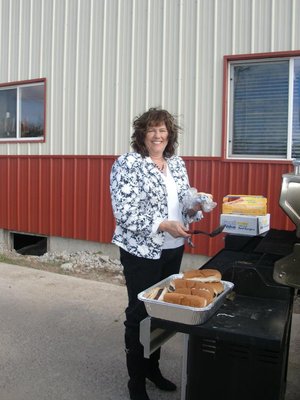 Cooking it up for the Park Falls Grand Opening