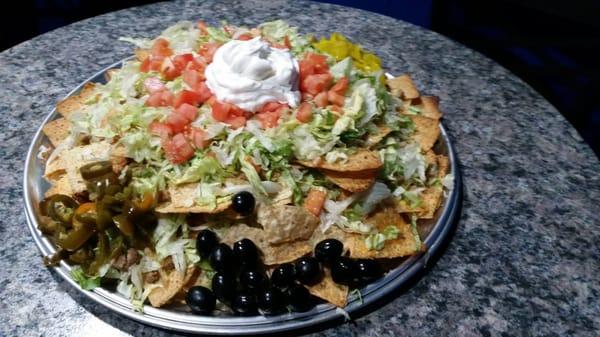 Our amazing Large Nacho Supreme...