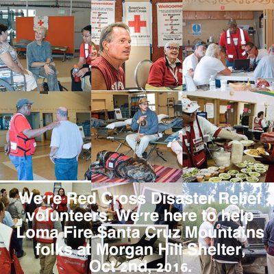 Evacuation Centers (shelter for all): Morgan Hill Presbyterian Church, 16970 De Witt Avenue, Morgan Hill - by #RedCross #volunteer