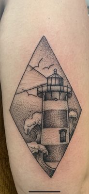 Lighthouse tattoo