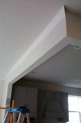 Dining Room/Kitchen Painting and Trim Installation