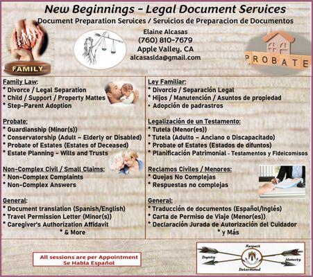 New Beginnings - Legal Document Services