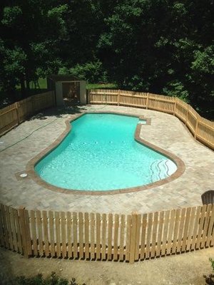 poolside patio