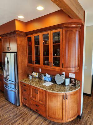 Radius Doors in Kitchen