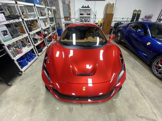 Ferrari F8 in for Rockstar Detail