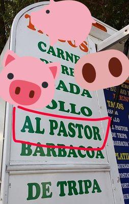 We like the al pastor, can you tell??