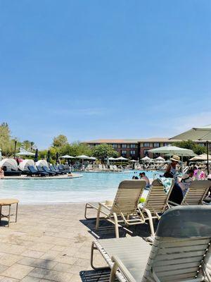 View of walk-in entry of Adventure Pool.