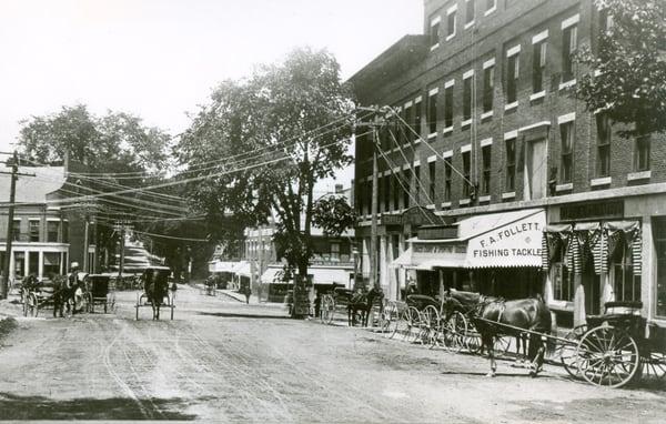 109 Church Street in the Opera House block circa 1900