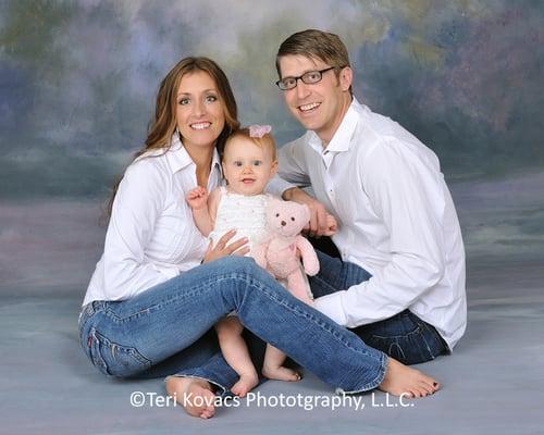 Family studio portrait session