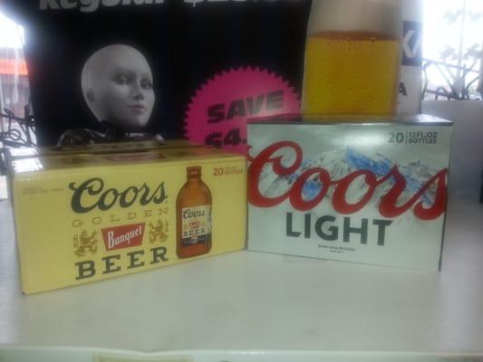 Only $15. 99 + tax 20 packs of coors