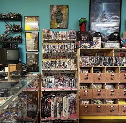 A peak at our toy and comic selection