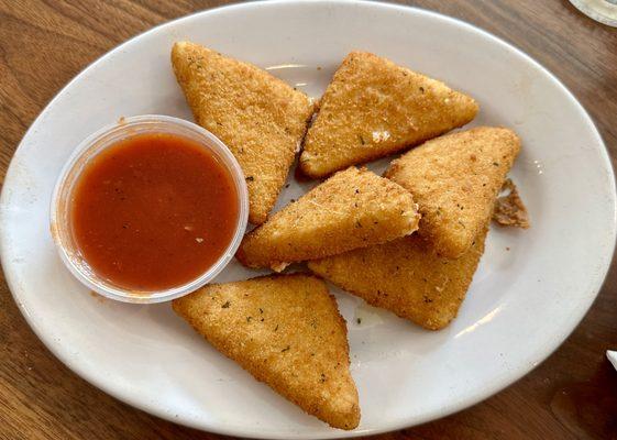 Provolone wedges