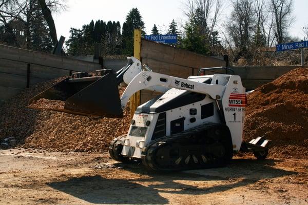 Bobcat MT55 with tracks for rent