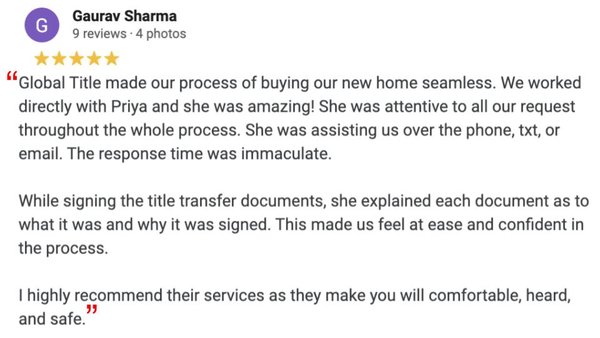 Customer Testimonials.