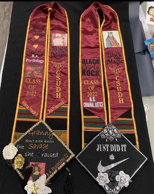 Custom Graduation Stoles & Caps