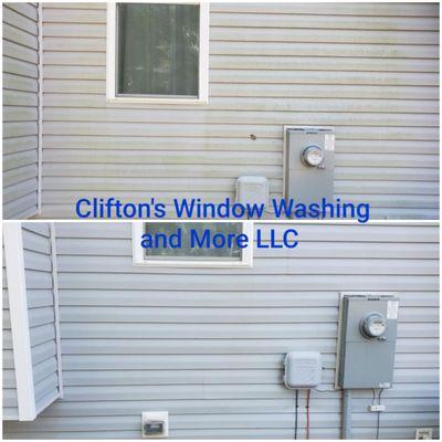 Home power washing Clifton's Window Washing and More LLC