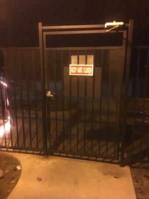 The property is semi gated. Access is open on the Marilla street side.