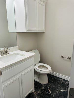 Hallway bathroom