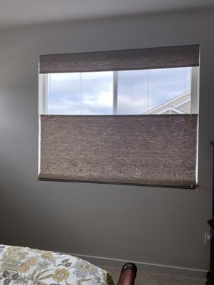 Woven wood blinds