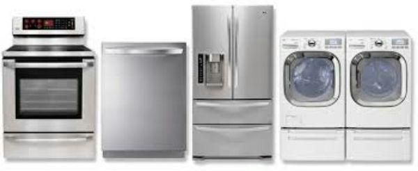 We repair all major appliances refrigerator, washer, dryer, dishwasher, ice maker, oven & stoves.