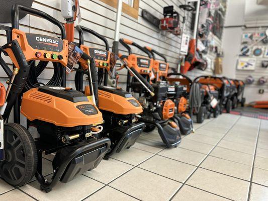 Time to clean up that autumn tree muck, power washers ready to roll!