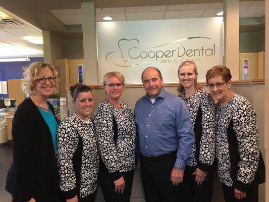 The staff at Cooper Dental.