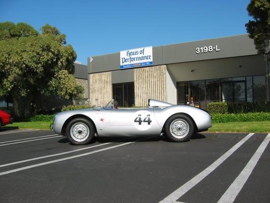 Porsche 550 Spyder RS replica car.