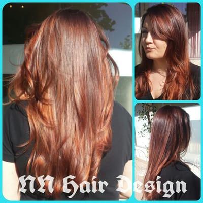 Hair by Natisse - Balayage auburn ombre