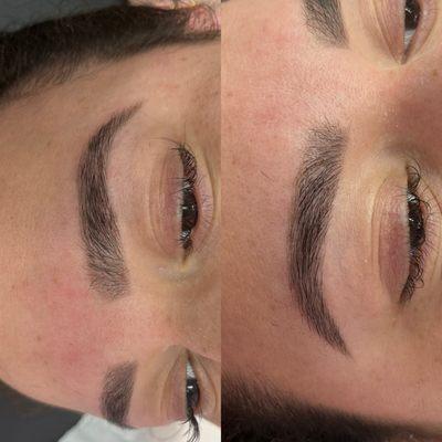 Brow wax & tint! A great add on to a brow wax because you don't need to fill in your brows, you just wake up glamorous!