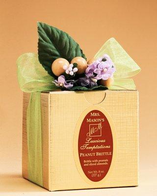 Our half pound gift box in one of our Spring wraps.