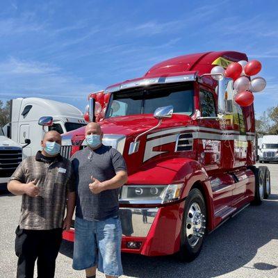 Congrats to our sweepstakes winner! He will be taking home this Western Star truck!