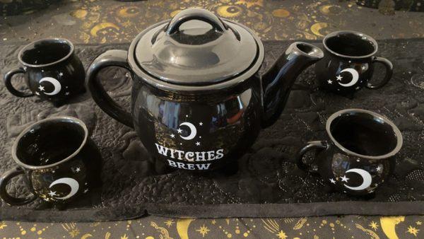 Purchased 10/14/23 Witches Brew Tea Set