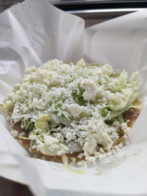 Sopes/ Hand press fried Torilla