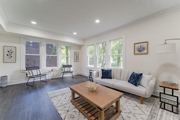 Cleveland Heights- Cleveland Home Staging-Living Room 2