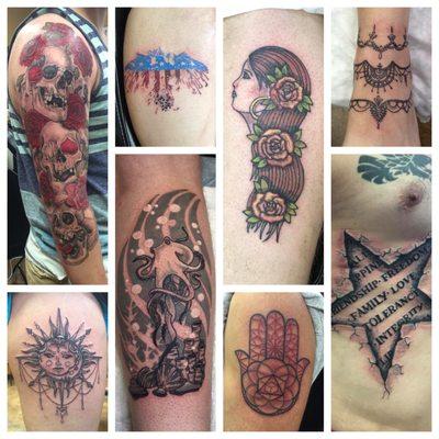 Tattoos from artist Alexandra Smith from Marked Tattoo Studio