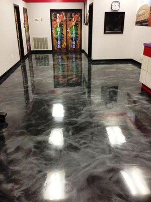 Metallic Epoxy floor coatings